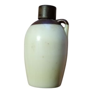 1950 's Men's Ivory Glass After shave Jug Vtg